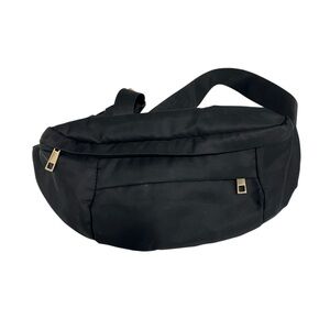 A New Day Black Nylon Belt Bag / Crossbody Fanny Pack